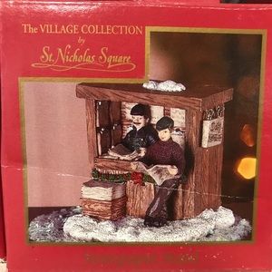 Christmas Village- Newspaper Stand